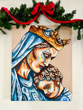 Load image into Gallery viewer, Mary and Jesus 24x30in Original On Canvas