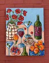 Load image into Gallery viewer, Cherry Wine 16x20in Original
