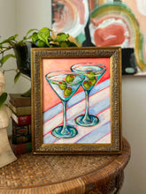 Load image into Gallery viewer, Martinis For Two 8x10in Original
