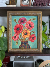 Load image into Gallery viewer, Poppies 8x10in Original
