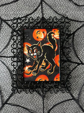 Load image into Gallery viewer, Vintage Black Cat 7.5x9.5in Original

