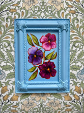 Load image into Gallery viewer, Pansies 6x8in Original
