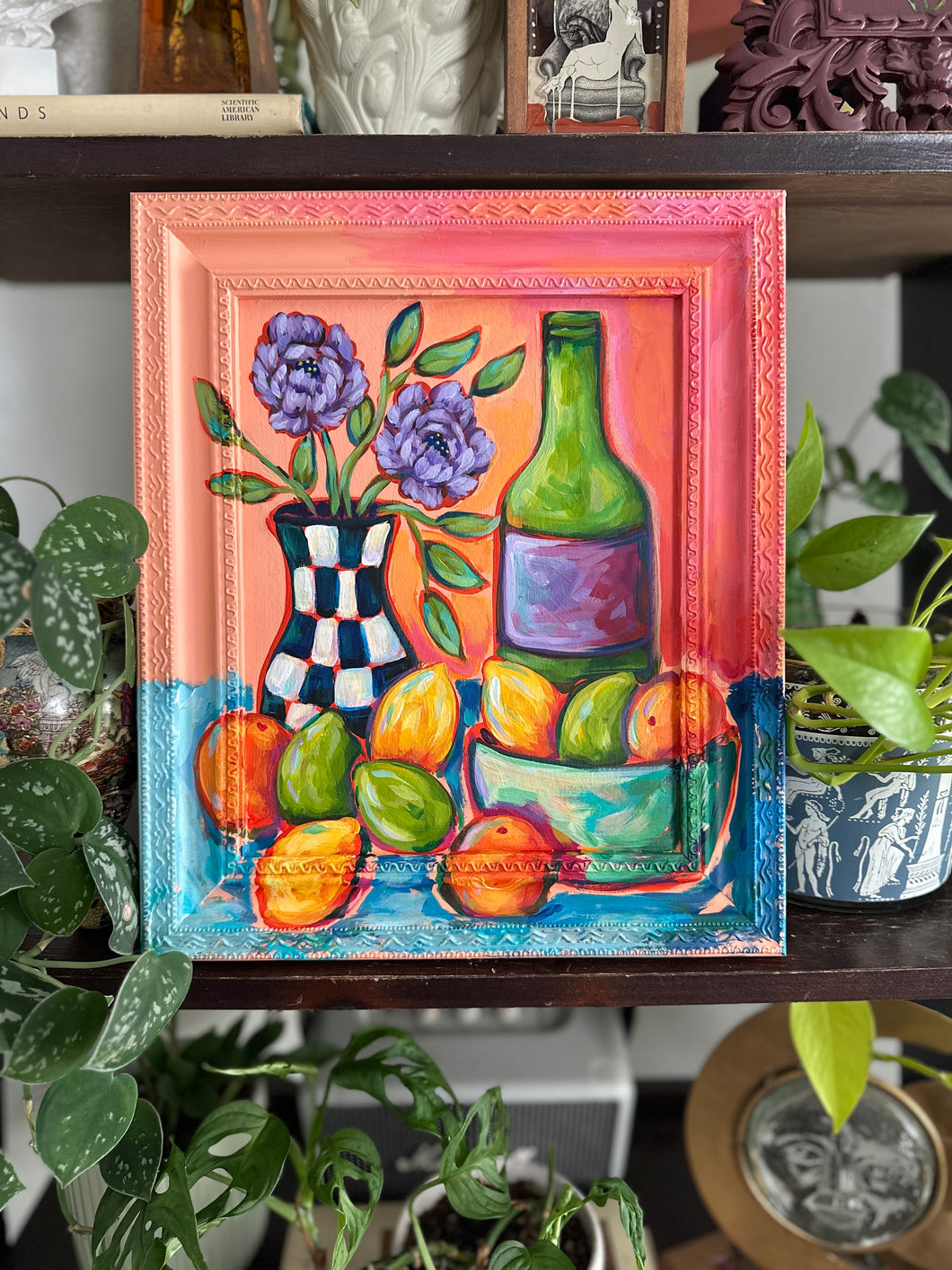 Still Life With Peonies 11x13in Original