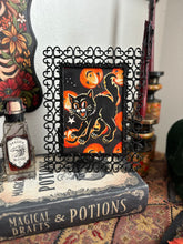 Load image into Gallery viewer, Vintage Black Cat 7.5x9.5in Original

