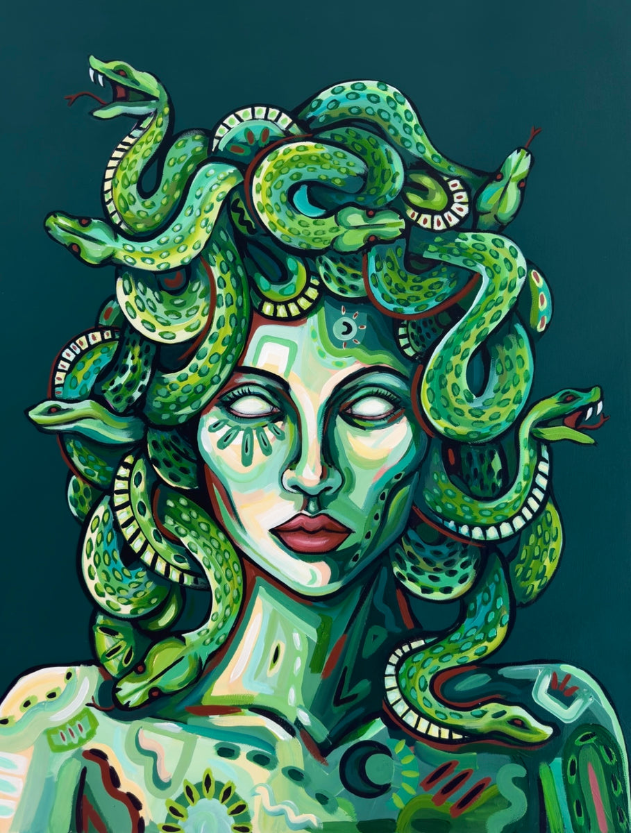 Medusa Print – morganpaintsstuff