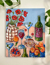 Load image into Gallery viewer, Cherry Wine 16x20in Original
