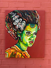 Load image into Gallery viewer, Bride of Frankenstein 20x24in Original On Canvas
