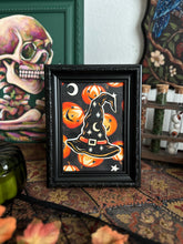 Load image into Gallery viewer, Vintage Witch Hat 7x9in Original
