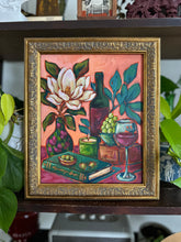 Load image into Gallery viewer, Still Life With Magnolia 8x10in Original
