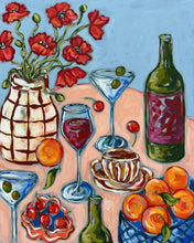 Load image into Gallery viewer, Cherry Wine 16x20in Original
