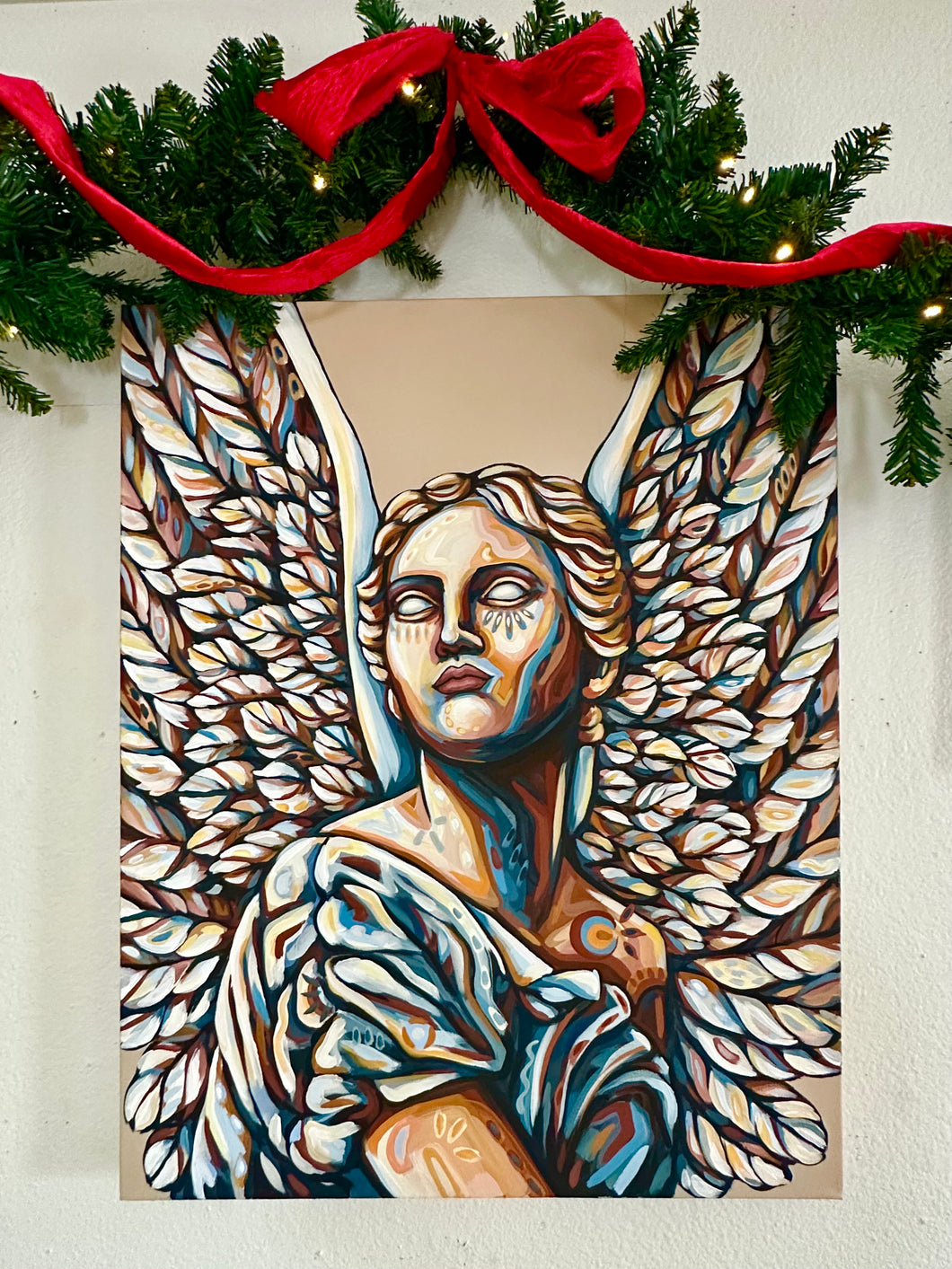 Angel 24x30in Original On Canvas