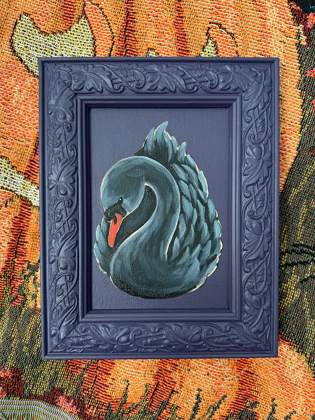 Black Swan 7.5x9.5in Original