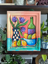 Load image into Gallery viewer, Still Life With Tulips 10.5x12.5in Original

