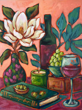 Load image into Gallery viewer, Still Life With Magnolia 8x10in Original
