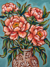 Load image into Gallery viewer, Peonies 8x10in Original

