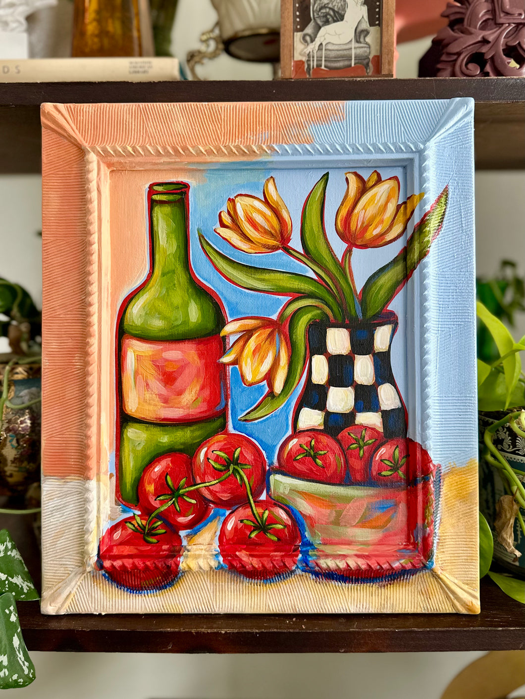 Still Life With Tomatoes 11x13in Original