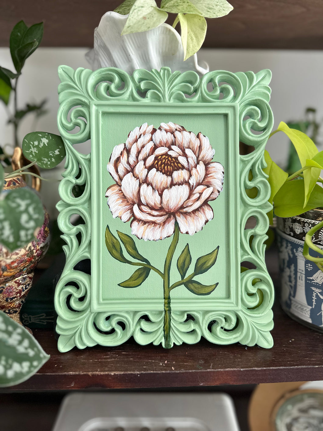 Peony 8x10in Original