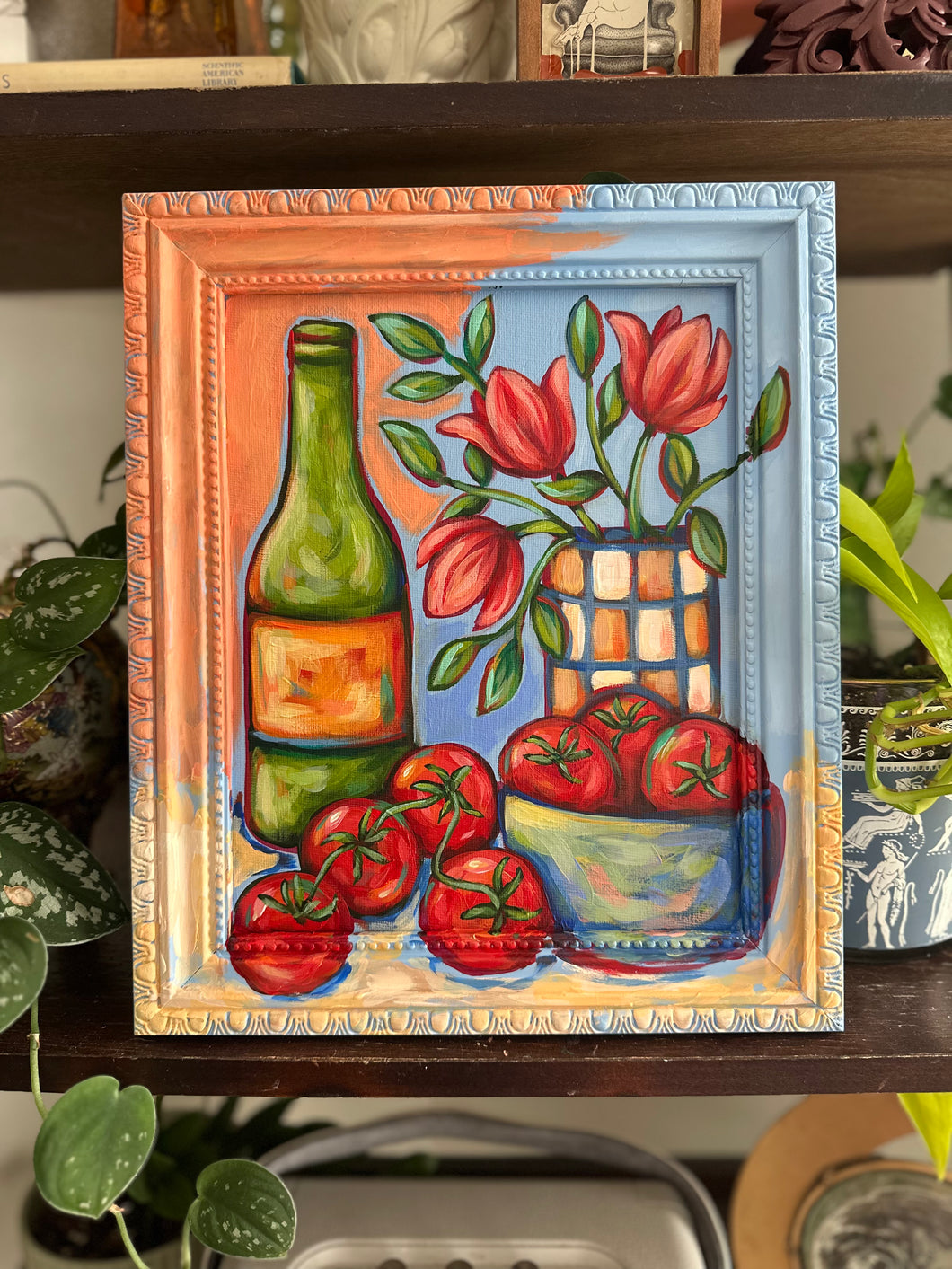 Still Life With Tomatoes 10.5x12in Original