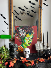 Load image into Gallery viewer, Bride of Frankenstein 20x24in Original On Canvas
