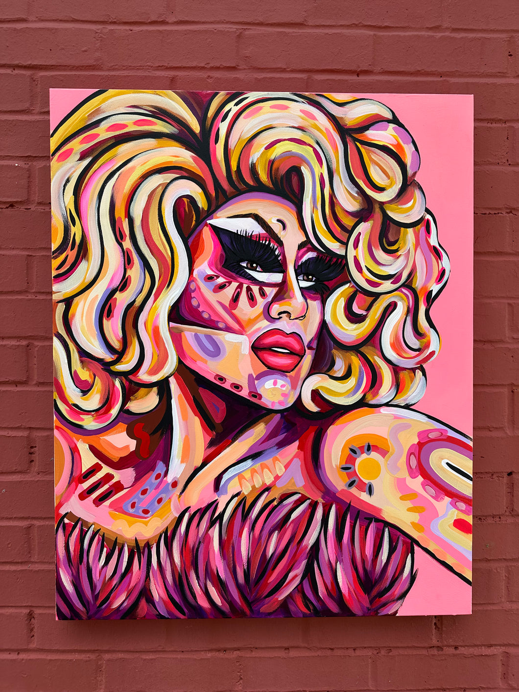 Trixie 24x30in Original Painting