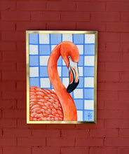 Load image into Gallery viewer, Flamingo 18x24 Original On Paper
