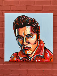 Elvis 24x24 Original Painting