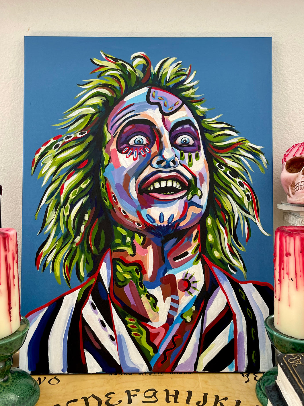 Beetlejuice 18x24 Original Painting