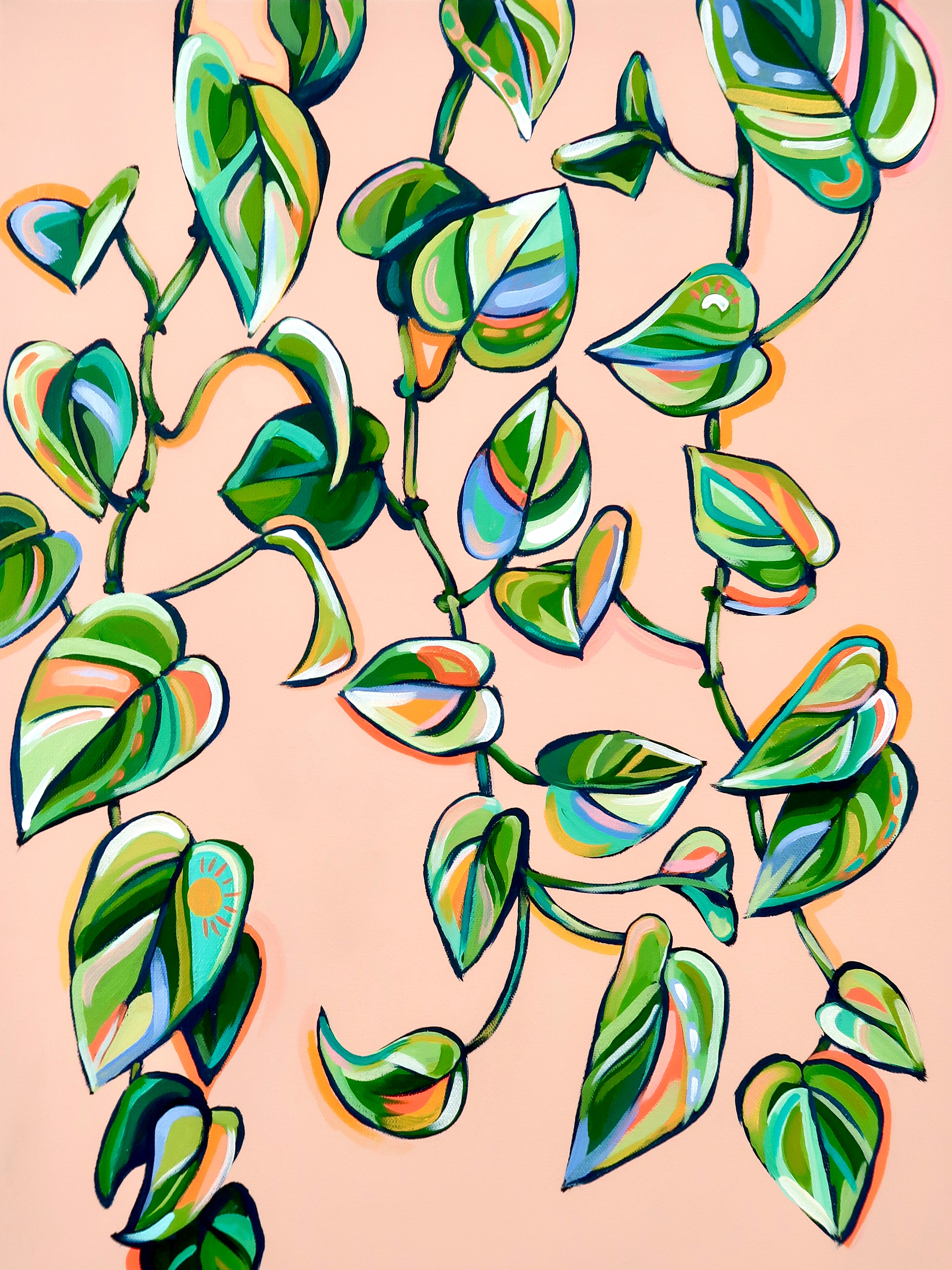 Pothos Print – morganpaintsstuff