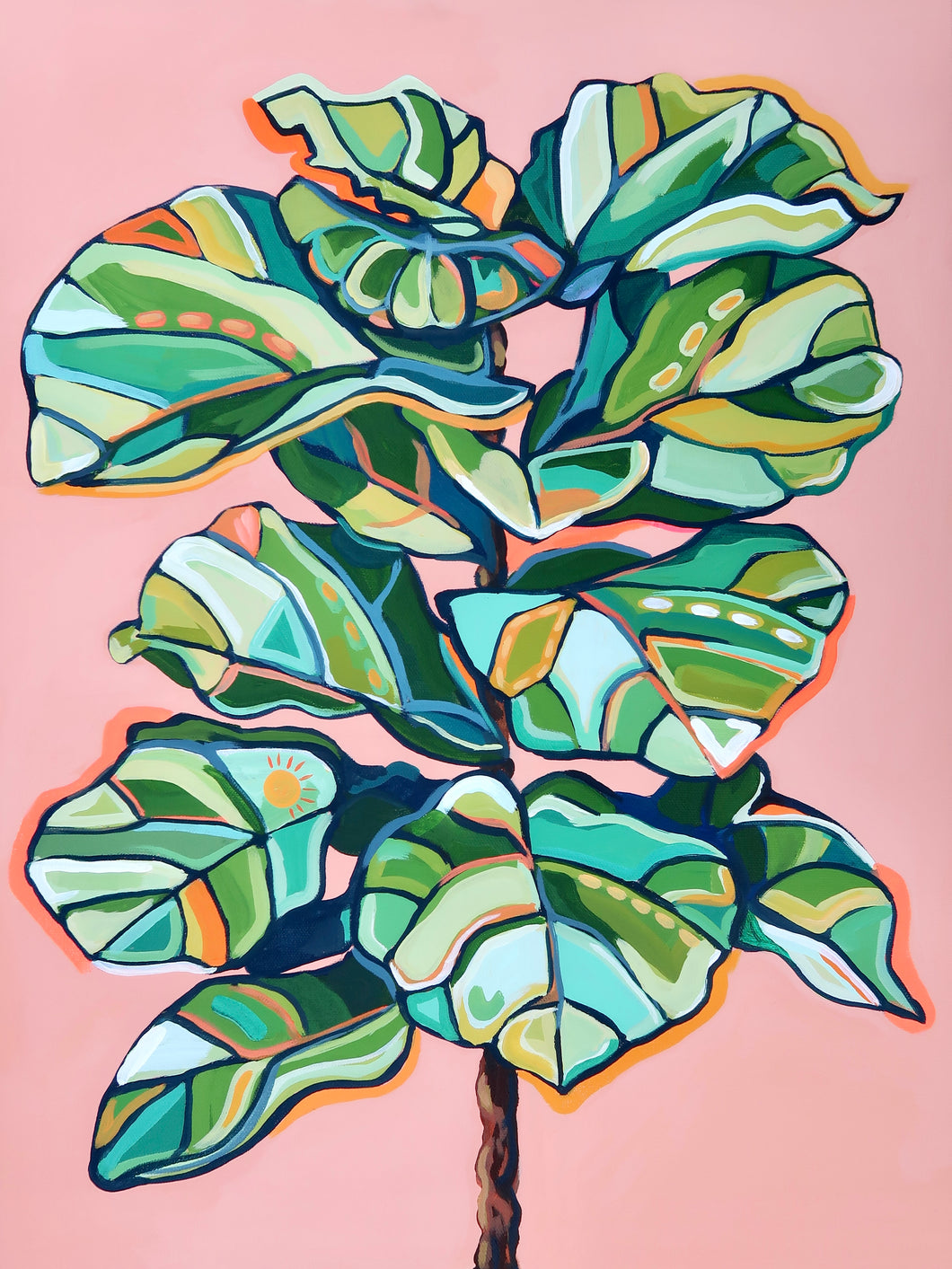 fiddle leaf fig art Fiddle Leaf Fig Print