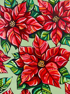 Poinsettia Print